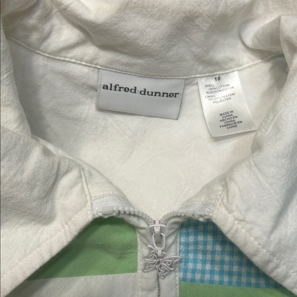 Alfred Dunner Lightweight Patchwork Embroidered M… - image 3